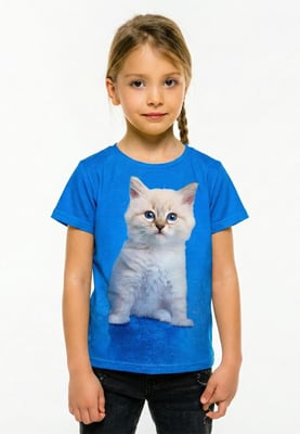 "Blue Cat" T-shirt