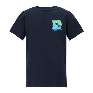 Regatta Kinderen Bosley Rugprint T-Shirt (Marineblauw)
