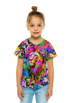 "Colorful Lion" T-shirt