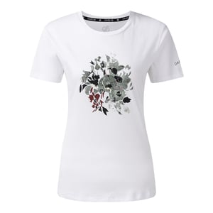 Dare 2B Womens/Ladies Tranquility III Flowers T-Shirt (White)