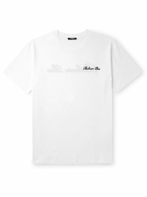 Logo Embroidered T-Shirt in White