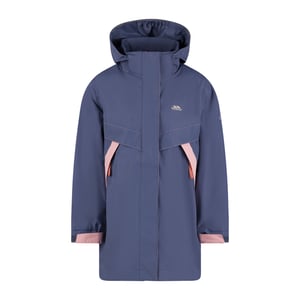 Trespass Meisjes Bronia Waterdichte Jas (Bluestone)