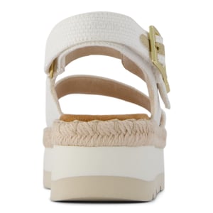 TOMS Giana Textil Dam Vit Strand Sandaler