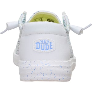 HEYDUDE Wendy Stretch Polyester Dames Witte/Multi Loafers