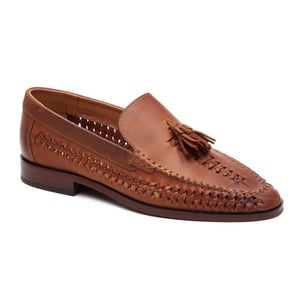 Base London Bracken Loafer Leder Heren Tan Loafers