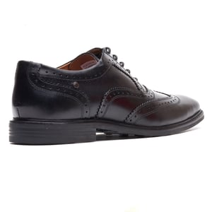 Base London Clarence Brogue Läder Herr Skor Svarta Brogues