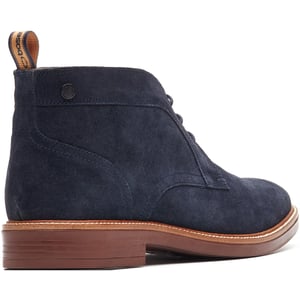 Base London Lincoln Chukka Leren Heren Navy Boots