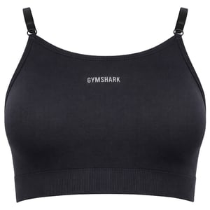 Gymshark Flex Strappy Womens Black Sports Bra