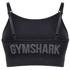 Gymshark Flex Strappy Womens Black Sports Bra