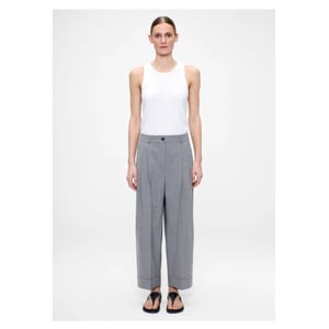 Zenggi Cool wool zoe turn up pants pantalons x05-1014 649