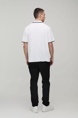 Regular Fit Tipped Pique Polo