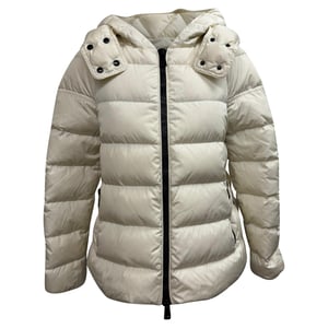 Moncler Chitalpa Down Puffer Jacket in White Polyamide