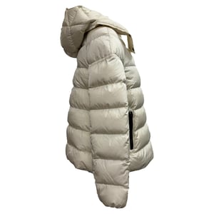 Moncler Chitalpa Down Puffer Jacket in White Polyamide