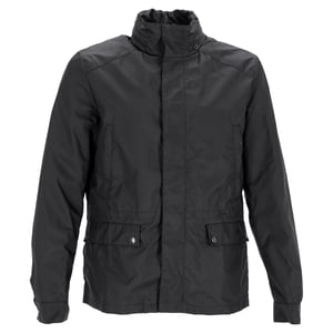 Prada Parka Jacket with Pockets in Black Polyamide