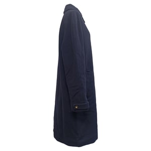 A.P.C. Ethan Coat in Navy Blue Wool