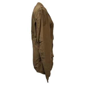 Bottega Veneta Single-Breasted Detailed Stitch Blazer in Brown Cotton