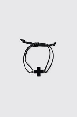 Cross Charm Rope Bracelet