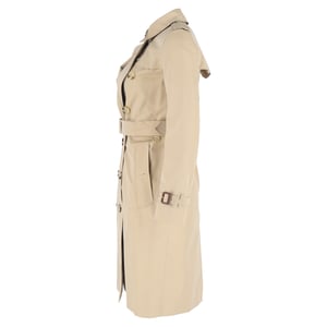Burberry Chelsea Heritage Dubbelknäppt Trenchcoat i Beige Bomull