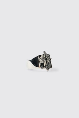 Silver Cross Ring