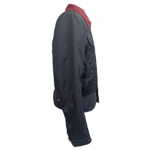 Givenchy bomberjack met contrasterende kraag in zwart polyester