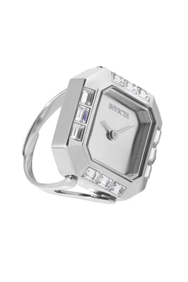 Invicta Mini 49580 Dames Horloge - Quartz Uurwerk - Roestvrij Staal met zilveren Wijzerplaat - 21mm