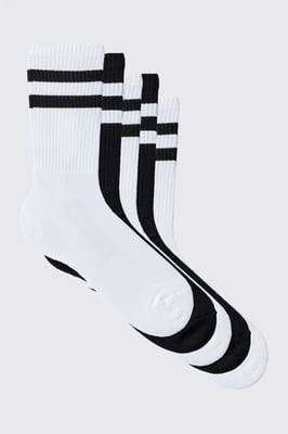 5 Pack Mix Stripe Sport Socks