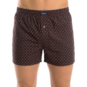 Pack of 2 Essential Cotton Men's Boxer Shorts with Elastic Waistband A0100