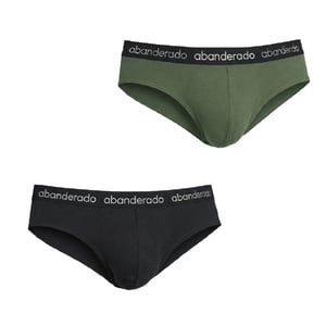 Förpackning med 2 herrunderkläder av elastisk bomull AA595