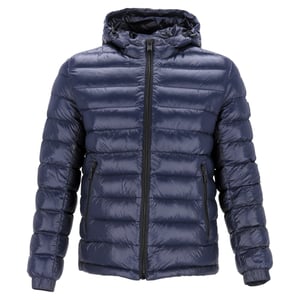 Hugo Boss gewatteerde jas in marineblauw nylon