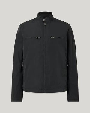 Grid Jacket in Black