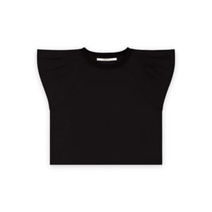 Homage to Denim H-cs26m26 top with wide shoulders