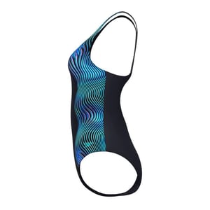 Speedo print medalist 1p wedstrijd badpak dames -