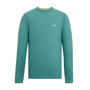 Regatta Heren Mindo Logo Lange Mouwen T-shirt (Arctic)