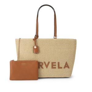Carvela Frame Raffia Tote Bag