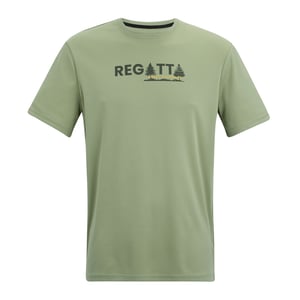 Regatta Mens Fingal Pine Tree T-Shirt (Sage Green)
