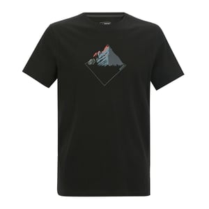 Regatta Mens Breezed Mountain T-Shirt (Black)