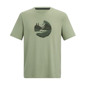 Regatta Mens Fingal Mountain T-Shirt (Light Sage)