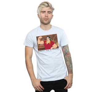 Disney Heren Beauty And The Beast Knappe Bruut T-Shirt (Sportgrijs)