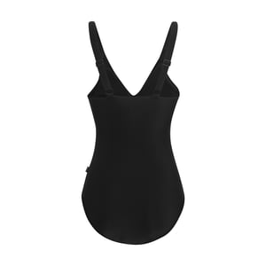 Regatta Dames Baylenne Effen Eénstuk Swimsuit (Zwart)