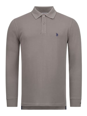 U.S. POLO ASSN. Heren langmouwen Polo Shirt gemaakt van katoenen elastaan