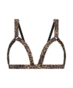 Hunkemöller Satin Leopard Bralette