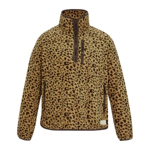 Regatta Womens/Ladies Frankie Leopard Print Half Zip Fleece Top (Leopard)