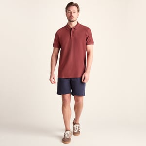 Varris Mens 100% Cotton Supersoft Polo Shirt - Garnet Red