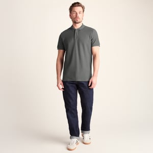 Varris Mens 100% Cotton Supersoft Polo Shirt - Deep Slate
