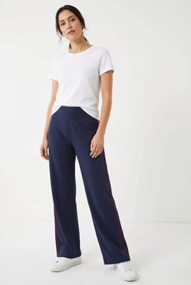 Goodmove Cotton Rich Side Stripe Joggers