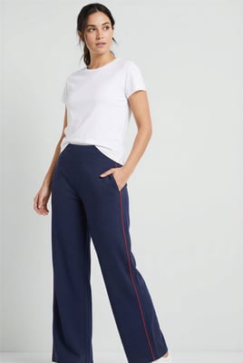 Goodmove Cotton Rich Side Stripe Joggers