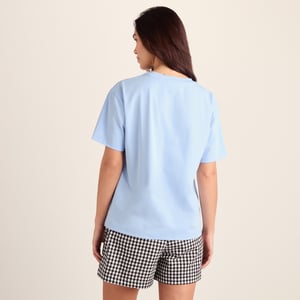Agnes Womens Supersoft Premium T-Shirt - Ash Blue