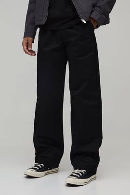Wide Fit Pleat Front Work 365 Trouser