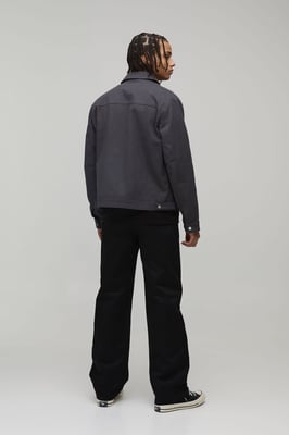 Wide Fit Pleat Front Work 365 Trouser