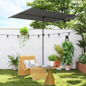 4goodz Parasol 180 graden draaibaar en hoogte verstelbaar 150x205cm -
